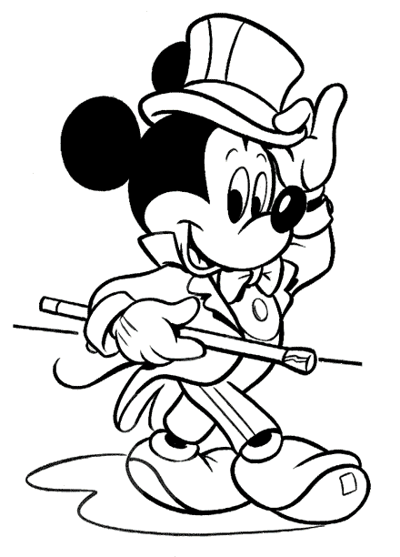 Mickey Mouse Pages Coloring 2
