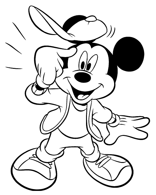 Mickey Mouse Pages Coloring 3