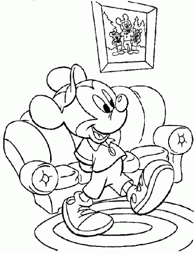 Mickey Mouse Pages Coloring 9