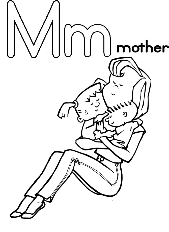 Mothers Day Pages Coloring 6