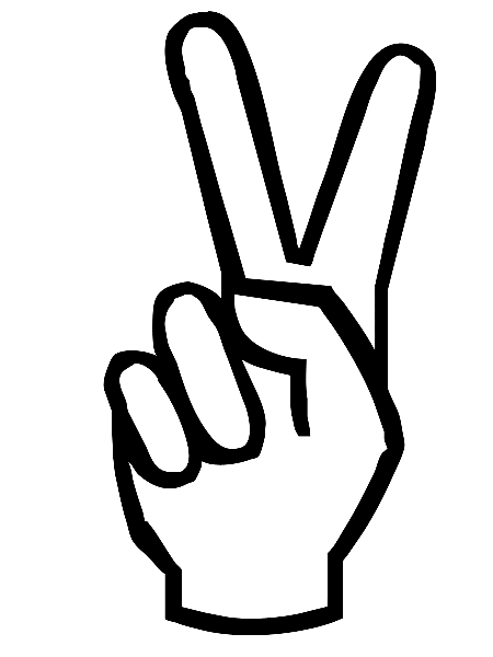 Peace Sign Pages Coloring 7