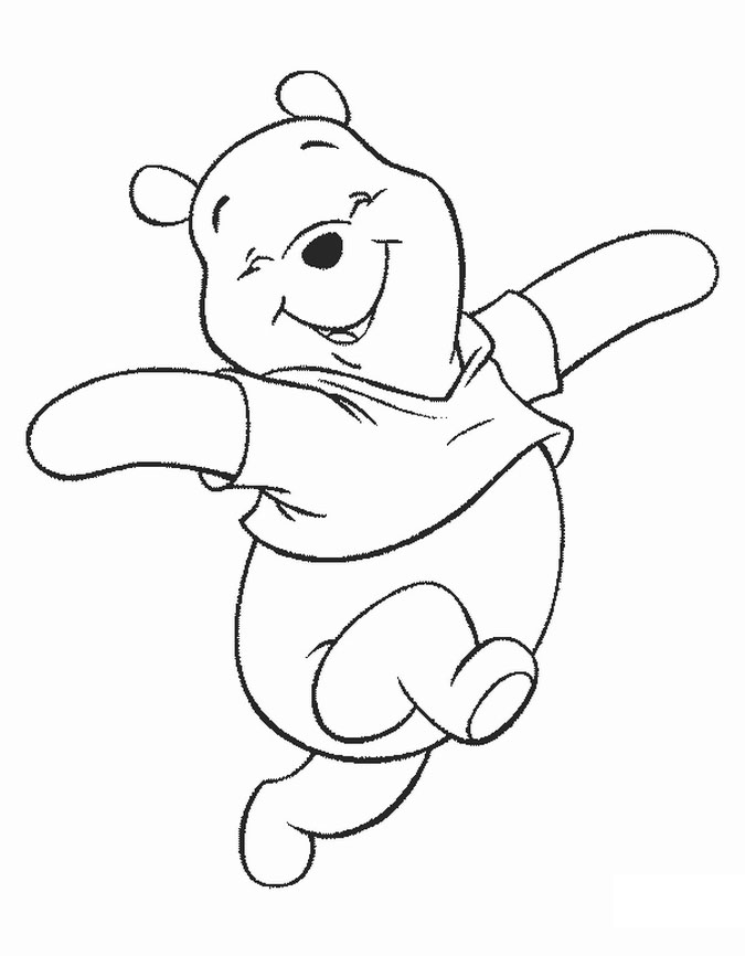 Pooh Bear Pages Coloring 7