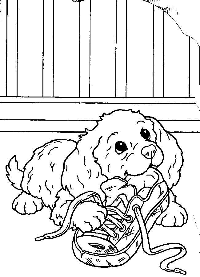 Puppy Pages Coloring 11