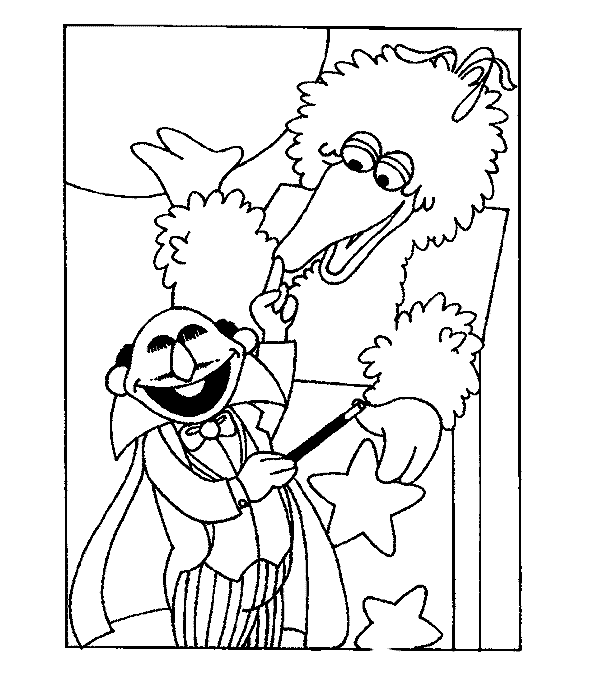 Sesame Street Pages Coloring 2