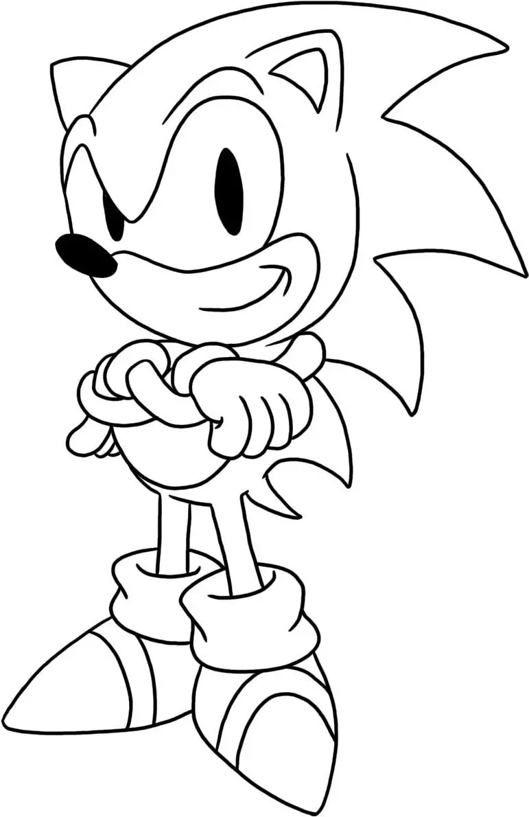 Sonic Pages Coloring 10