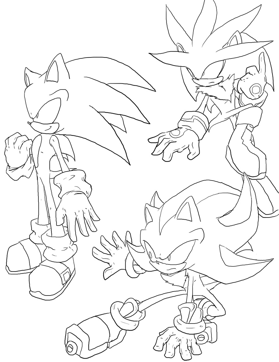 Sonic Pages Coloring 2