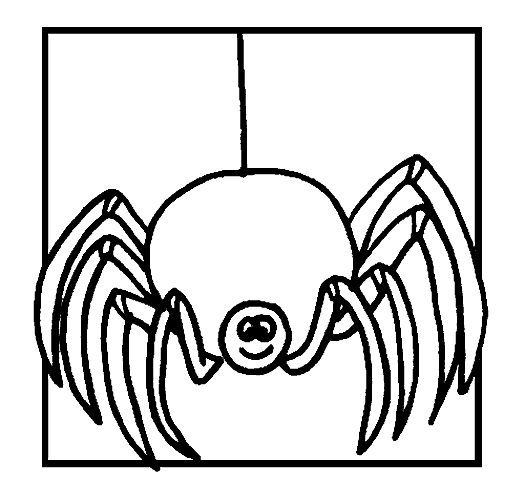 Spider Pages Coloring 11