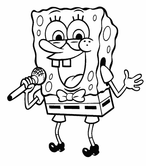 Sponge Bob Pages Coloring 11