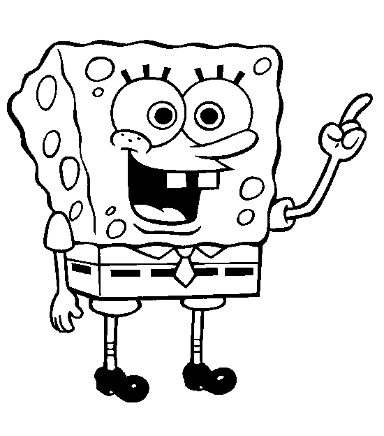 Sponge Bob Pages Coloring 6
