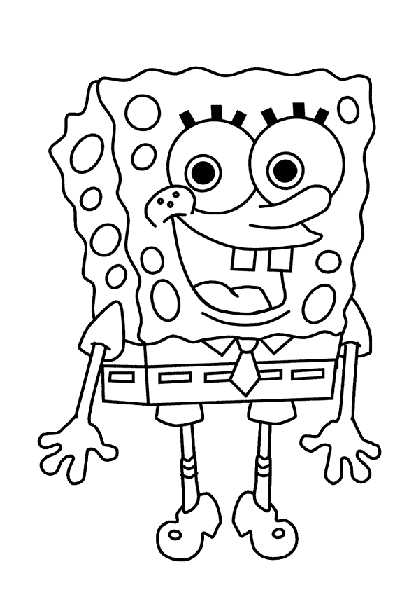 Sponge Bob Pages Coloring 7