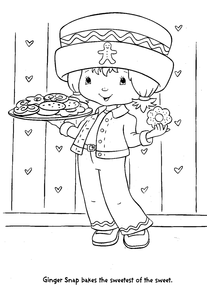 Strawberry Shortcake Pages Coloring 1