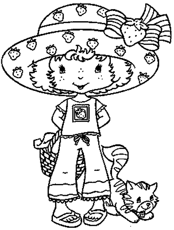 Strawberry Shortcake Pages Coloring 11