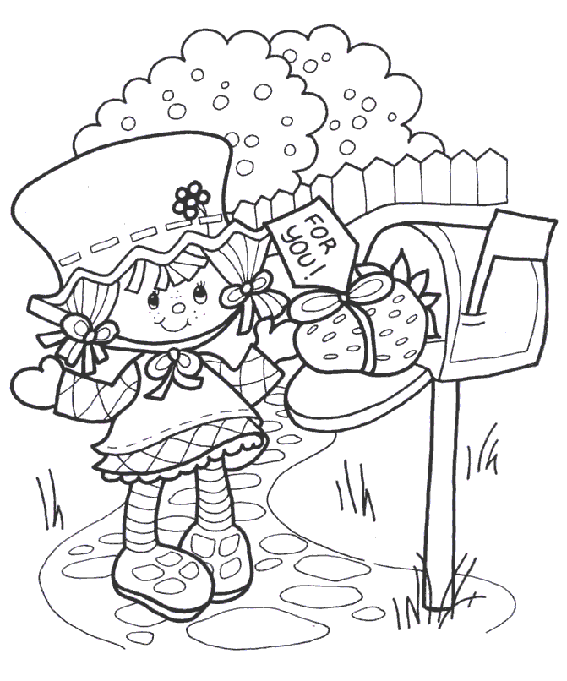 Strawberry Shortcake Pages Coloring 5