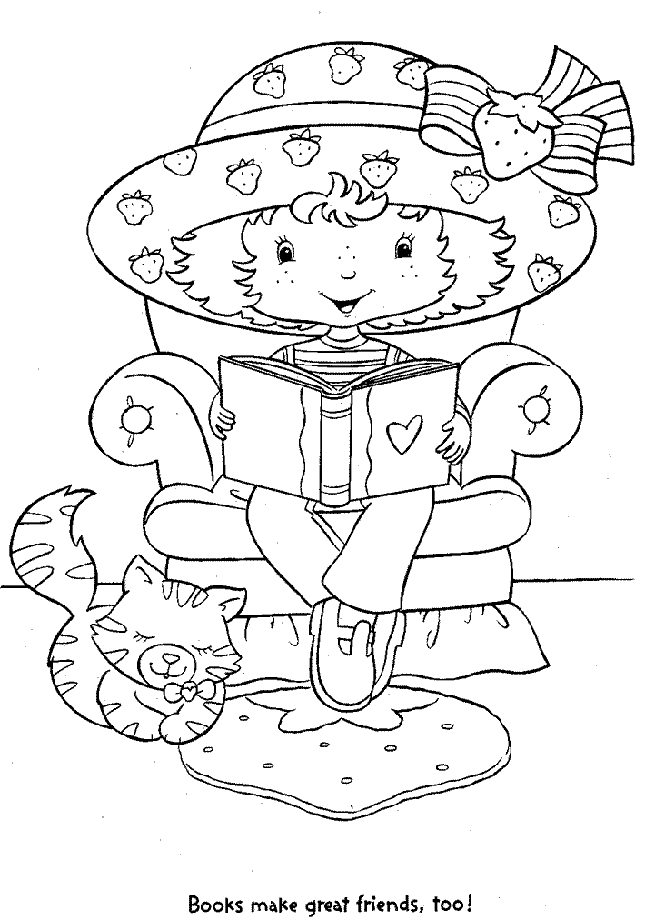 Strawberry Shortcake Pages Coloring 9