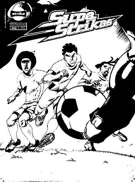 Supa Strikas Pages Coloring 8