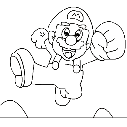 Super Mario Pages Coloring 7