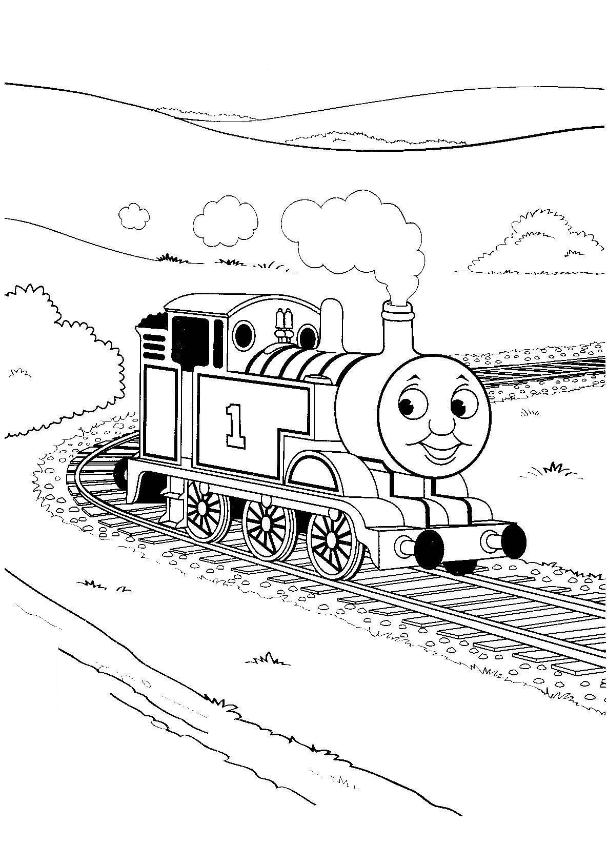 Thomas Pages Coloring 5