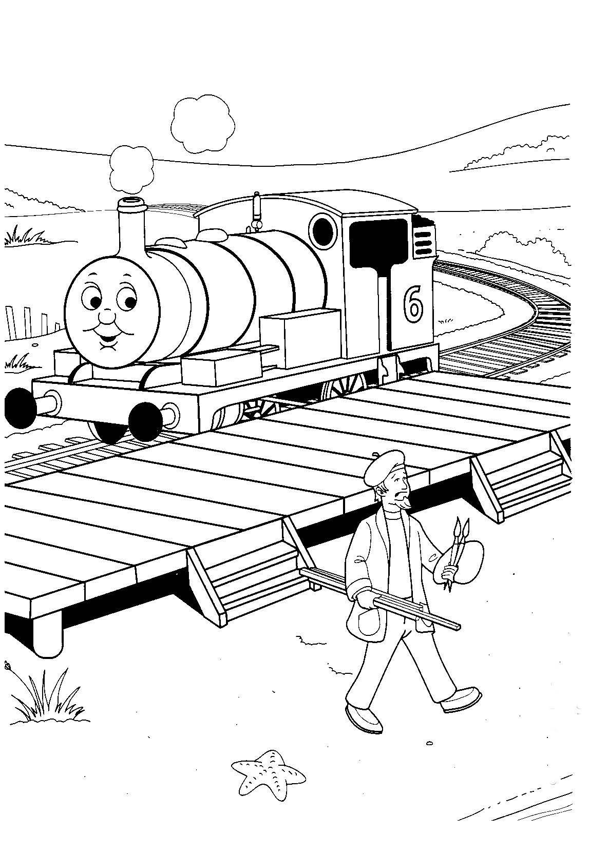 Thomas Pages Coloring 6