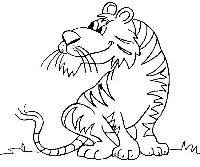 Tiger Pages Coloring 8