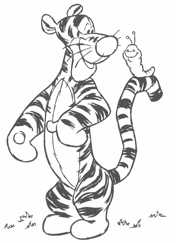 Tigger Pages Coloring 4