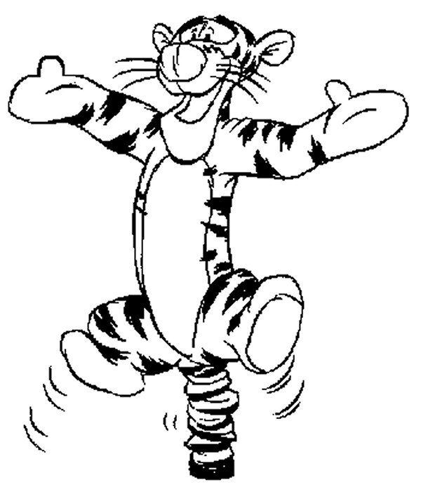 Tigger Pages Coloring 5