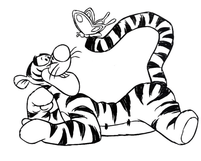 Tigger Pages Coloring 6