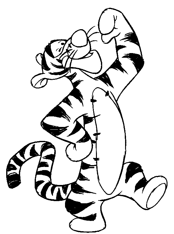 Tigger Pages Coloring 9