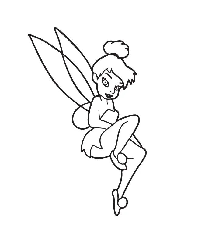Tinkerbell Pages Coloring 11