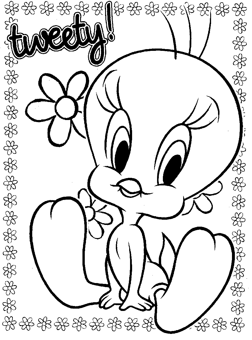 Tweety Bird Pages Coloring 5
