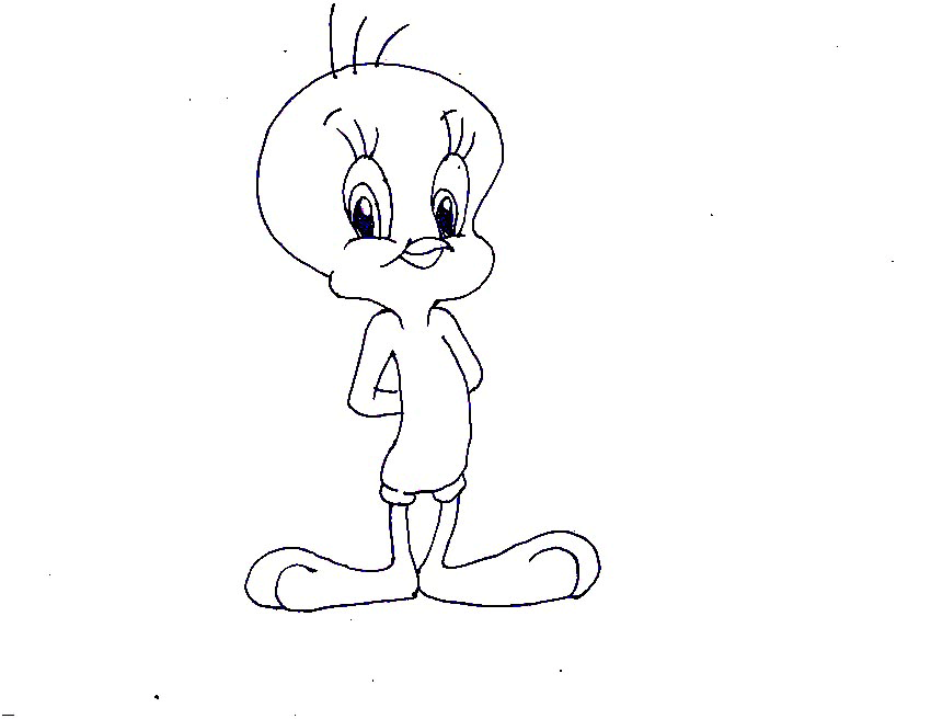 Tweety Pages Coloring 10