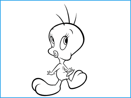 Tweety Pages Coloring 11