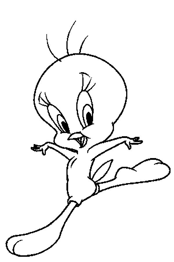 Tweety Pages Coloring 12