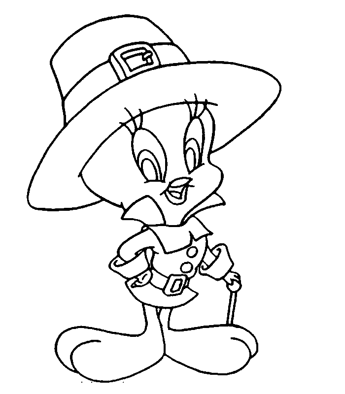 Tweety Pages Coloring 4
