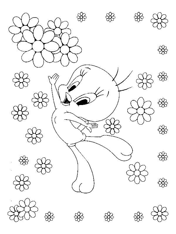 Tweety Pages Coloring 9