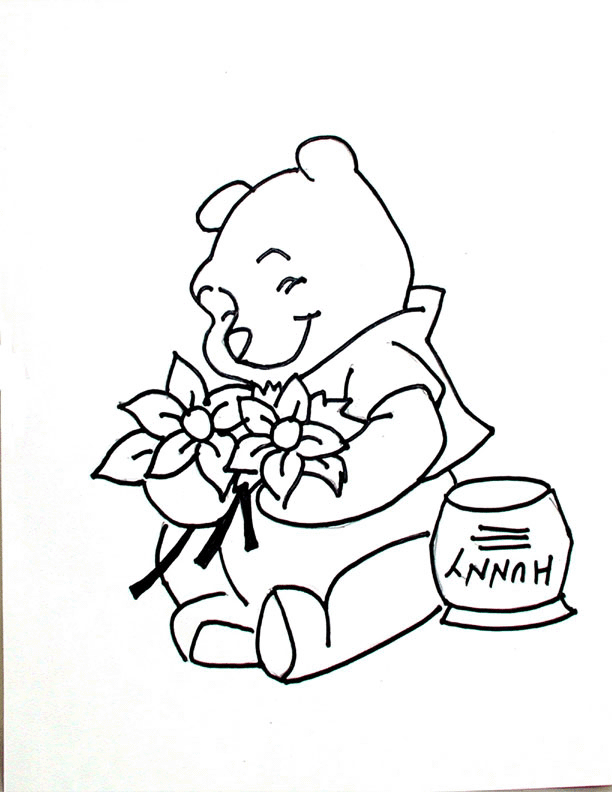 Winnie The Pooh Pages Coloring 4